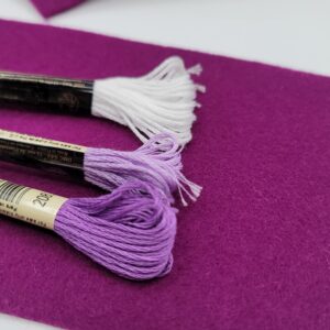 Heart Bag Charm Kit - Colour Dark Berry