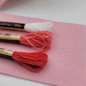 Heart Bag Charm Kit - Colour Carnation Pink