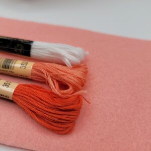 Heart Bag Charm Kit - Colour French Peach