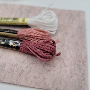 Heart Bag Charm Kit - Colour Strawberries & Cream